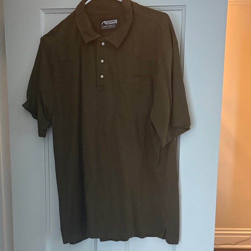 Mountain Khakis Men's Olive Polo Shirt